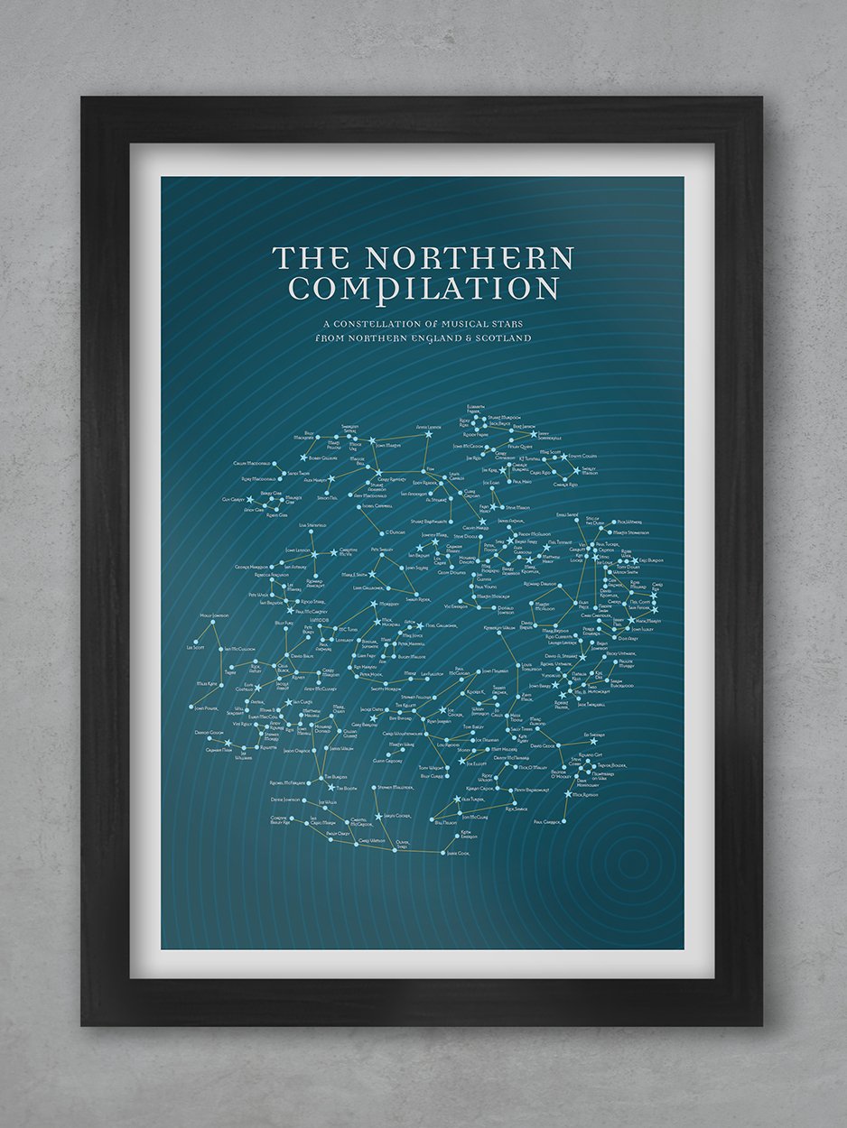 The Northern Compilation - Music Poster Print Posters The Northern Line